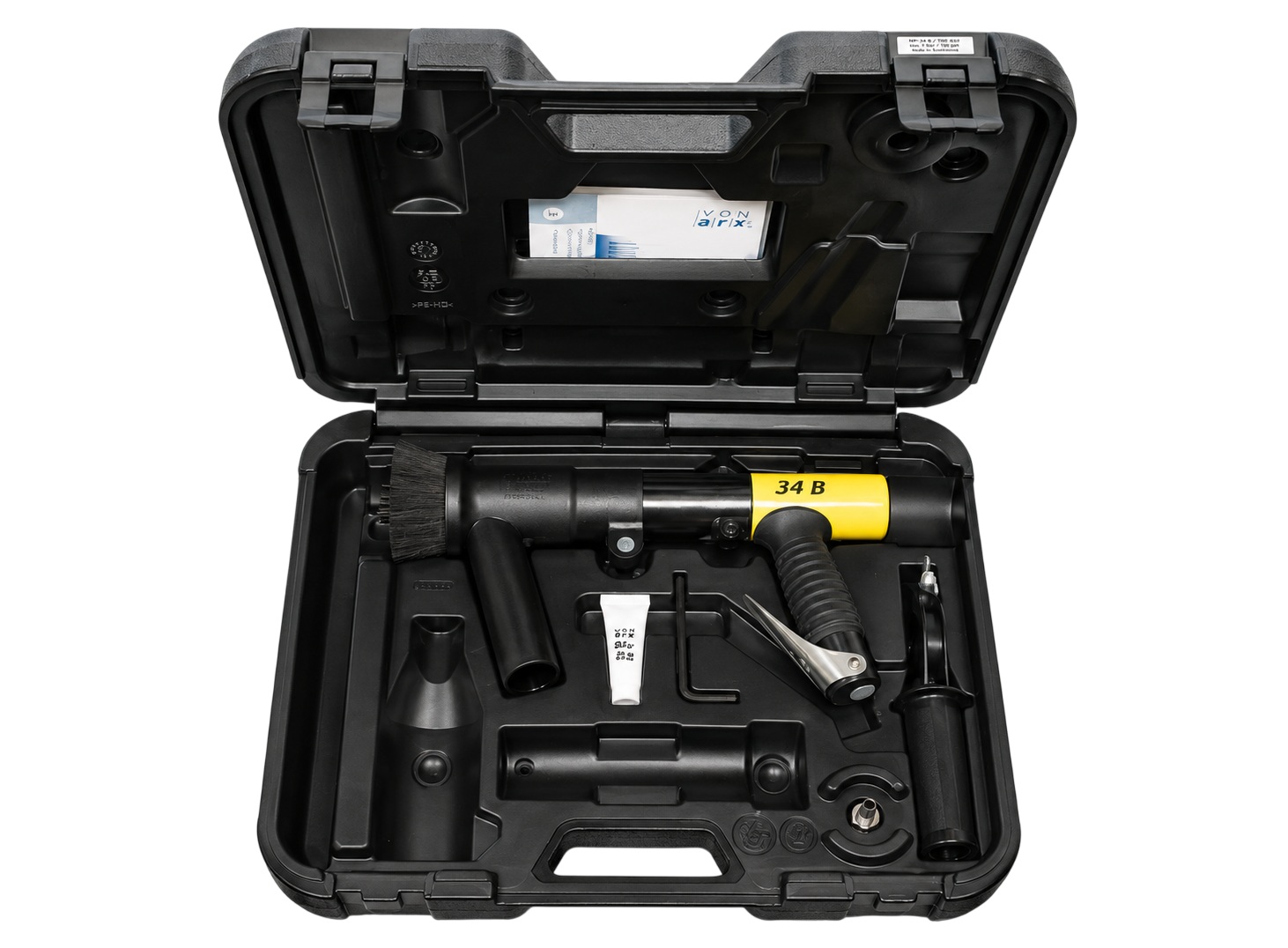 Von Arx VA700365 34-B Pneumatic Needle Hammer with 4 mm pointed needles