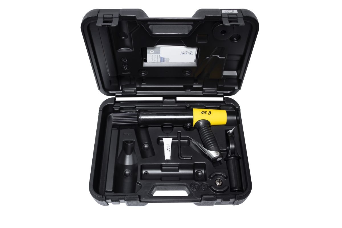 Von Arx VA700407 45-B Pneumatic Needle Hammer with 3 mm Blunt Needles