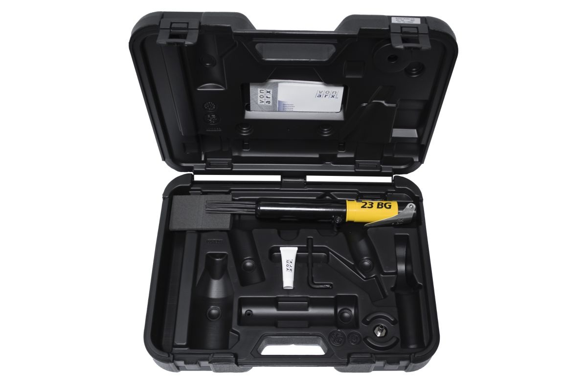 Von Arx VA700436 23-BG Pneumatic Needle Hammer with 4 mm blunt needles