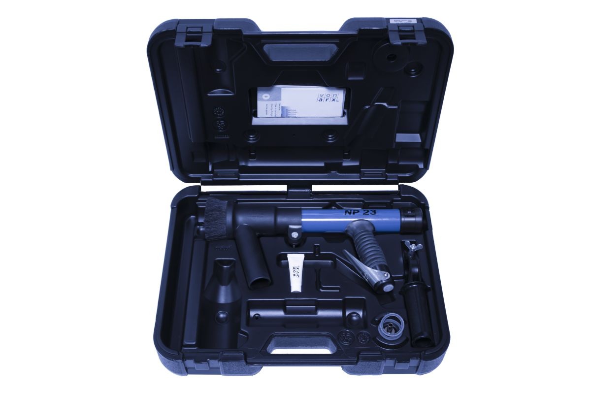 Von Arx VA700615 NP-23 Pneumatic Needle Hammer with 4 mm blunt needles