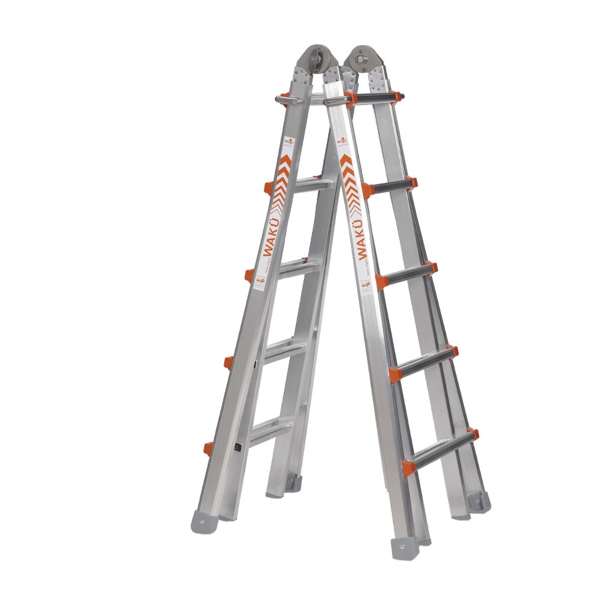 Waku 1413800102 4 x 5 Telescopic Ladder