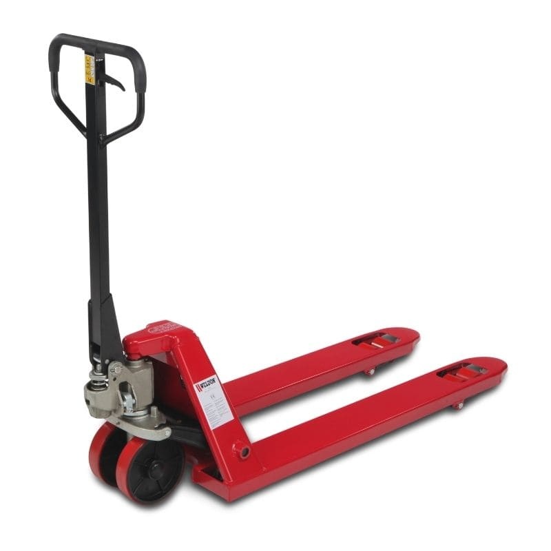 Weldon QNE-Q QUALITY series Quicklift pallet truck 2500kg nylon steering wheels fork wheels single poly 1150x540mm