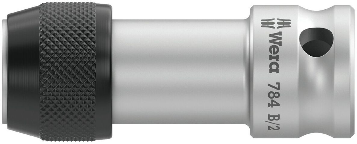 Wera 05042765001 784 B 3/8" Adapter with quick change function, art. no. 784 B/2 x 5/16" x 50 mm