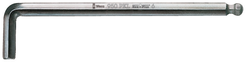 Wera 05022067001 950 PKL Allen key, metric, chromed, 12 x 248 mm