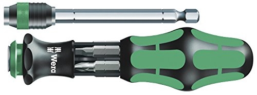 Wera 05051024001 Kraftform Kompakt 25 manual Bit holder with bit depository, with case