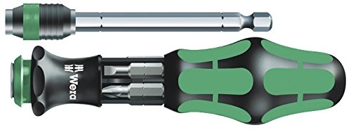Wera 05051025001 Kraftform Kompakt 26 manual Bit holder with bit depository, with case