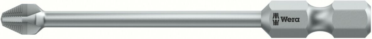 Wera 853/1 TZ ACR Phillips PH2 Bits - 1/4" Drive, 25mm, Pack Of 10 - Anti-Cam-Out Torsion Design