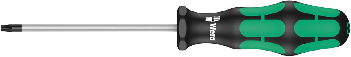 Wera 05138268001 367 TORX® BO Screwdriver with Bore, TX 10 x 300 mm