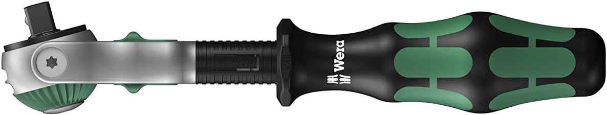 Wera 05073260001 8000 A SB Zyklop Speed ratchet with 1/4" drive, with ball lock