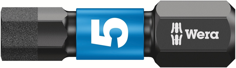 Wera 05057605001 840/1 IMP DC Impaktor Hex Bits, 5 x 25 mm 10 pieces