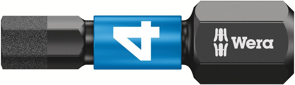 Wera 05057604001 840/1 IMP DC Impaktor Hex Bits, 4 x 25 mm 10 pieces
