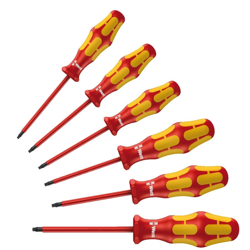 Wera 05133356001 167 i/6 Screwdriver set Kraftform Plus Series 100, 6-parts