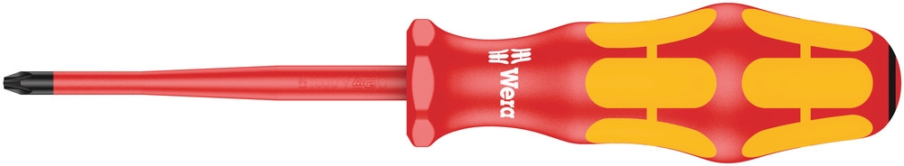 Wera 05006460001 165 iS PZ VDE insulated screwdriver Pozidriv, blade with reduced diameter, PZ 1 x 80 mm