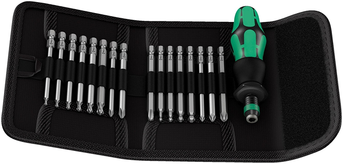 Wera 05059294001 Kraftform Kompakt 60 KK screwdriver set, 17 parts