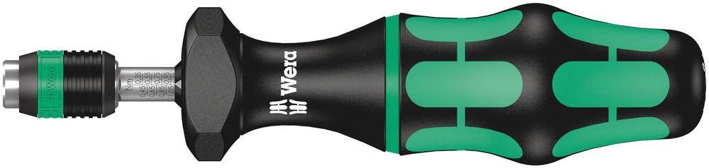 Wera 05074774001 Series 7400 Kraftform adjustable  screwdriver (0.1-3.0 Nm) with Rapidaptor quick change holder, art. no. 7432 x 1/4" x 0.90-1.50 N m