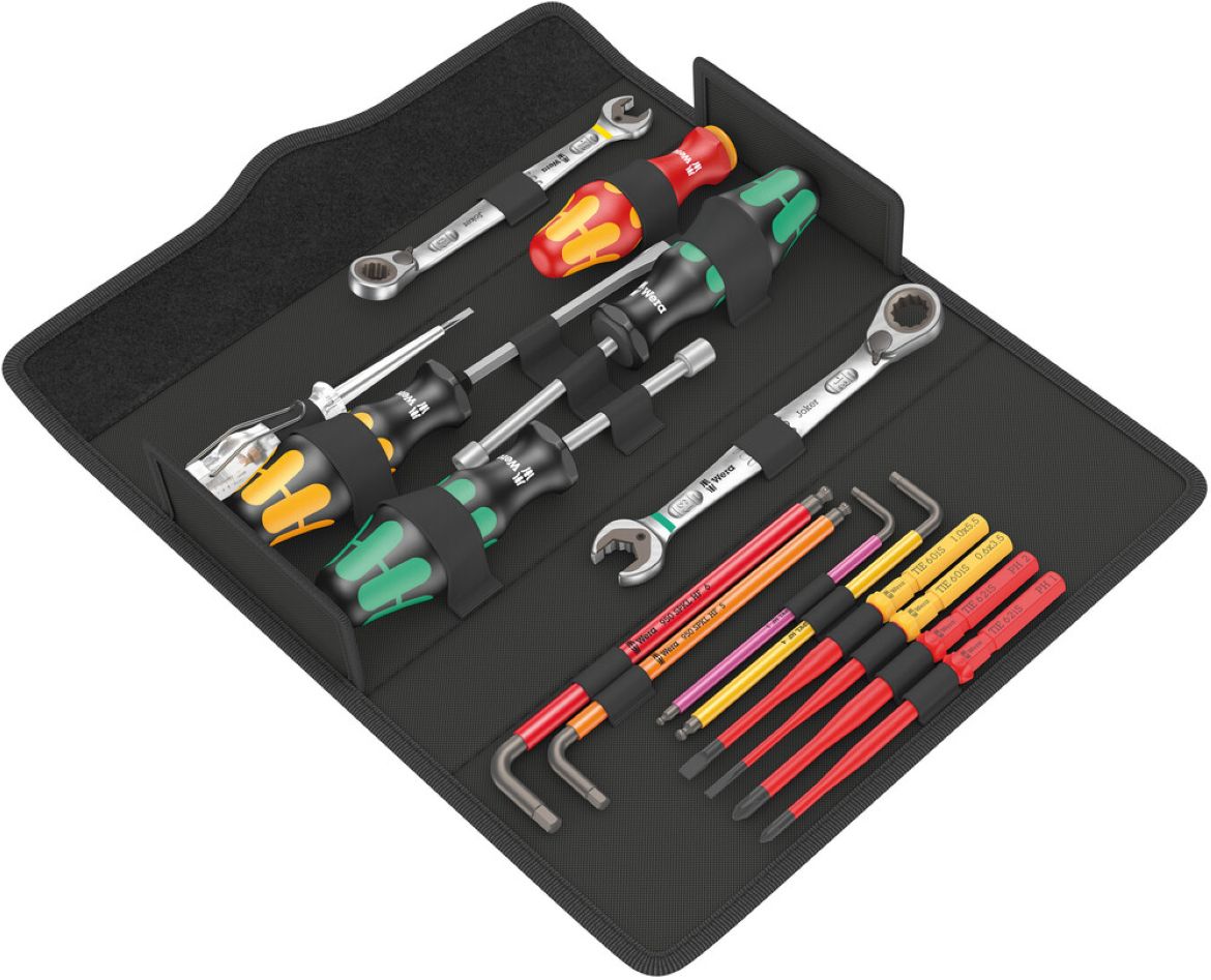 Wera 05136026001 Kraftform Kompakt SH 2 Plumbing/Heating, 15 pcs