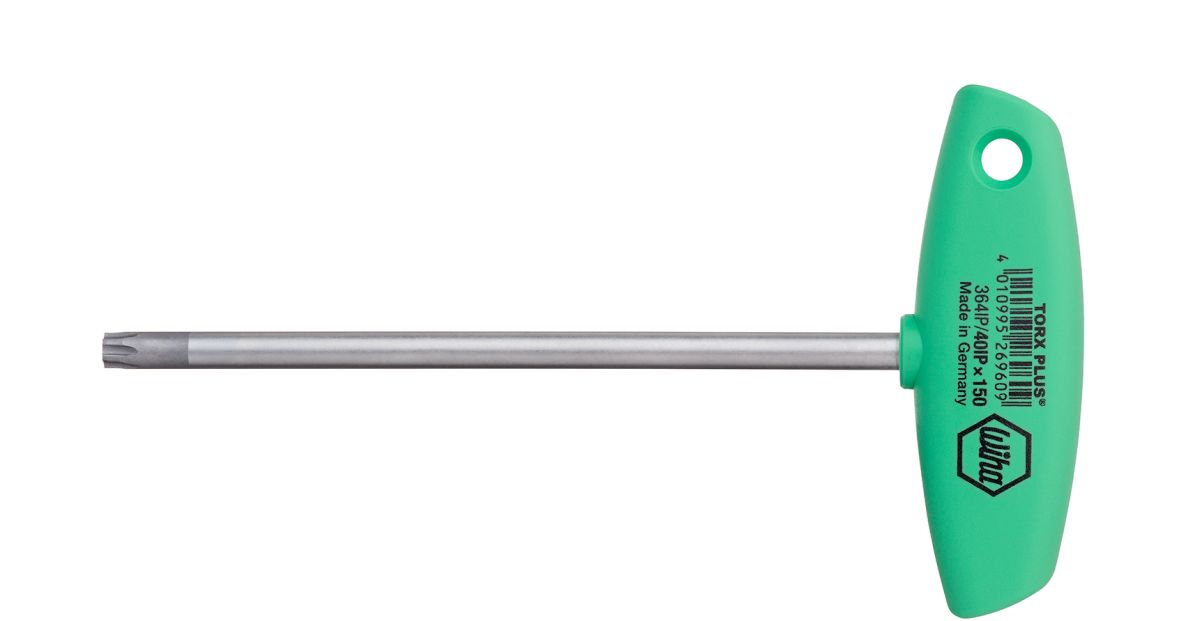 Wiha 10169 Wrench with cross handle TORX PLUS® matte chrome plated 30IP x 150 mm