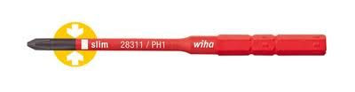 Wiha 34585 2831-12 SoftFinish Slimbit Pozidrive PZ1 x 90 for SlimVario VDE