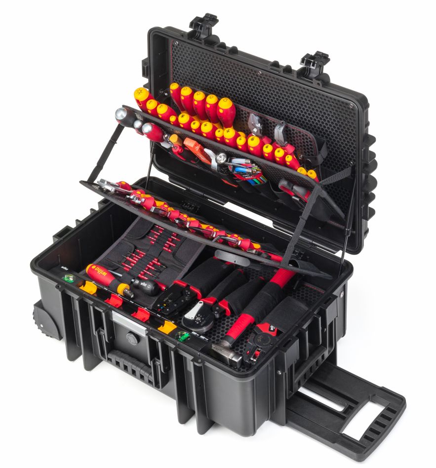 Wiha 42069 Electrician's tool set Competence XXL 2 - 113-piece