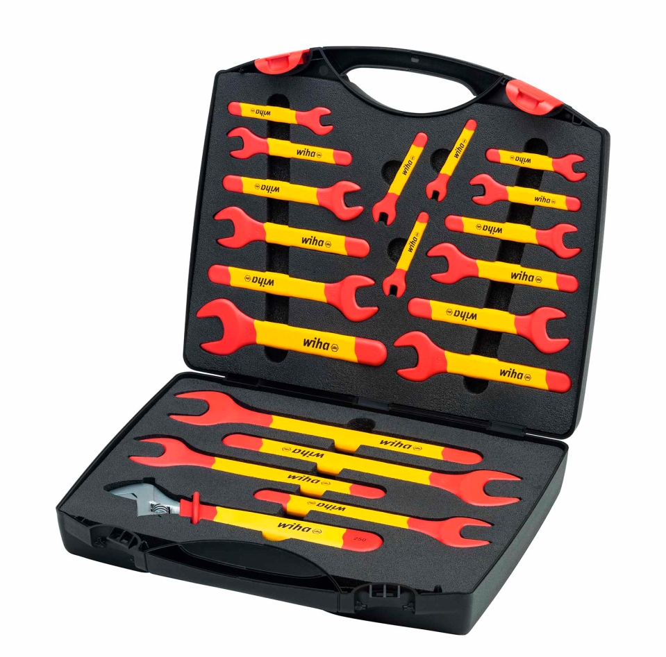 Wiha 43022 Socket spanner set insulated 6-32 mm 20-parts in case