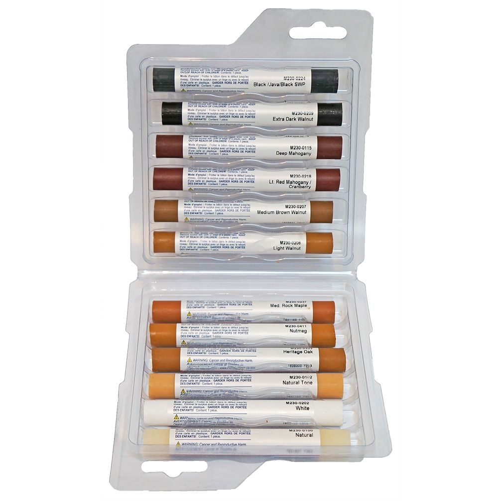 Wood Repair WRE-80000 Wood Repair Hard Wax Kit