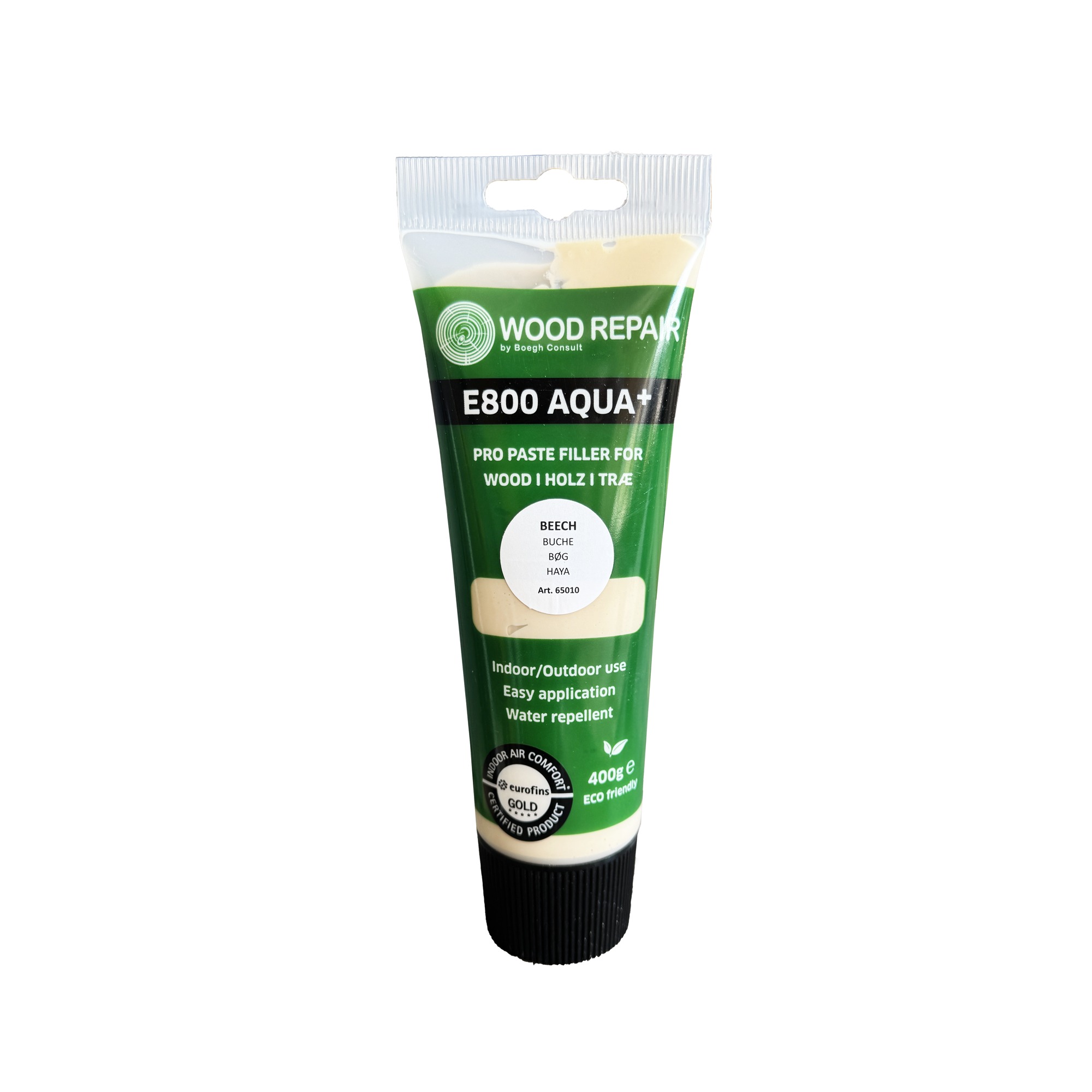 Wood Repair WRE-65010 E800 Aqua+ Wood paste 400 gr Beech