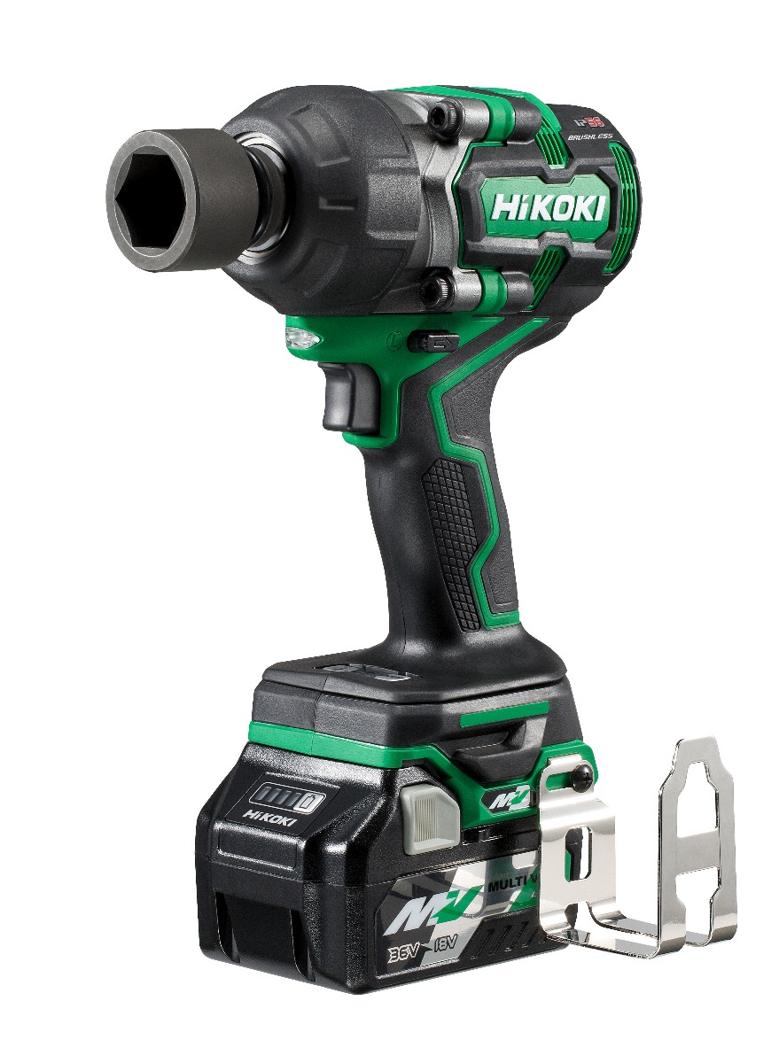 HiKOKI WR36DEWRZ Multivolt Cordless Impact Wrench 1/2" 36V 2.5Ah Li-Ion
