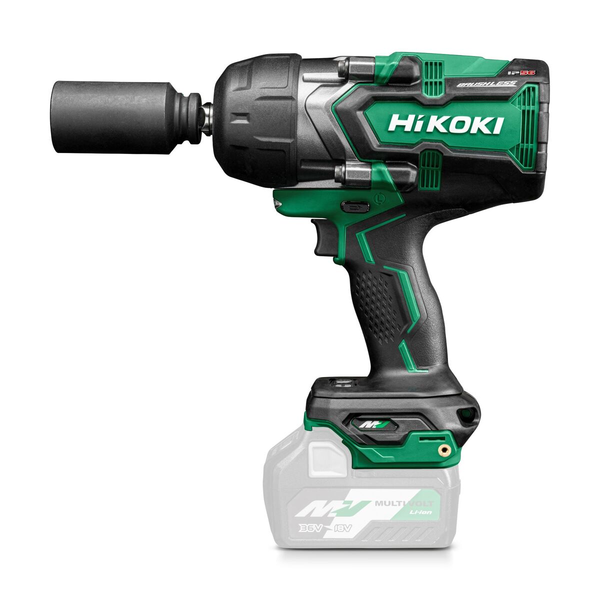 HiKOKI WR36DGW2Z Multivolt Accu Impact Wrench 1/2" 36V excl. batteries and charger in HSC III case