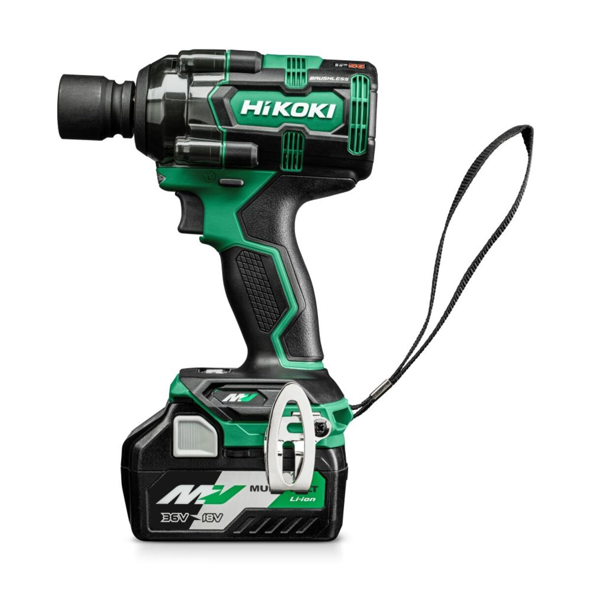 HiKOKI WR36DHWRZ Multivolt Cordless Impact Wrench 1/2" 36V 2.5Ah Li-Ion in HSC II