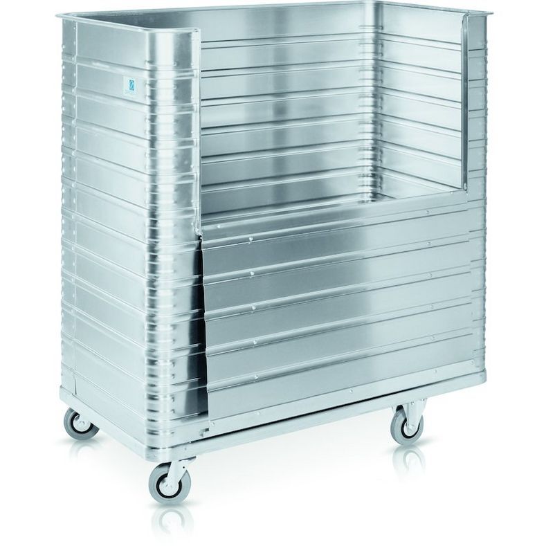 Zarges 40674 W171 Transport trolley with folding wall 1300x750x1400 mm