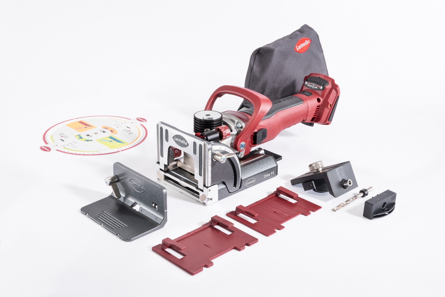 Lamello 101800DESD Zeta P2 Cordless Groove Cutter 18V excl. batteries and charger with Diamond Cutter in systainer